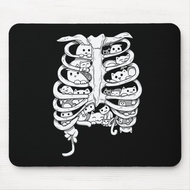 Mousepad Skeleton Hug Morto Mas Quente E Felpudo (Frente)