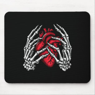 Mousepad Skeleton Mãos Segurando O Figurino De Halloween Wo
