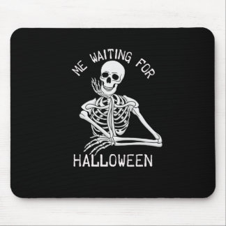 Mousepad Skeleton Me Esperando Pelo Dia das Bruxas