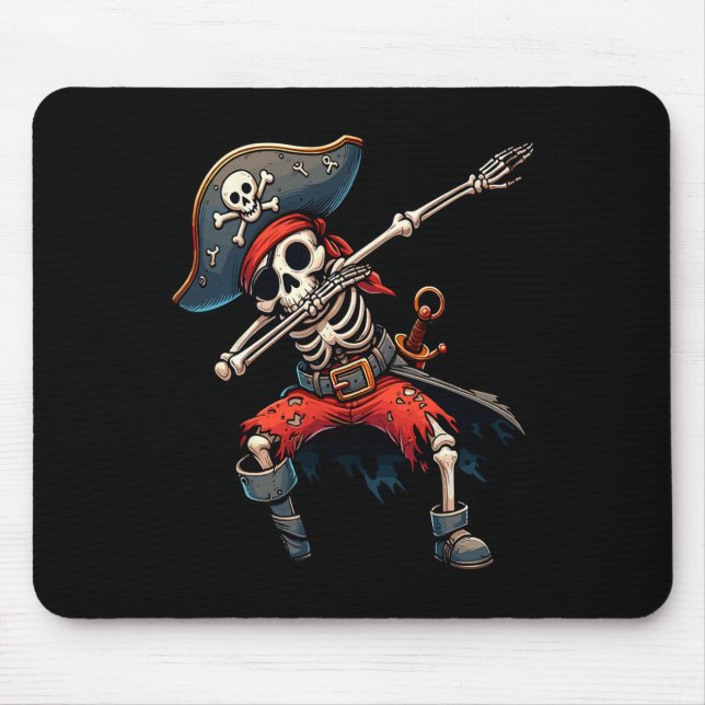 Mousepad Skeleton Pirate Kids (Frente)