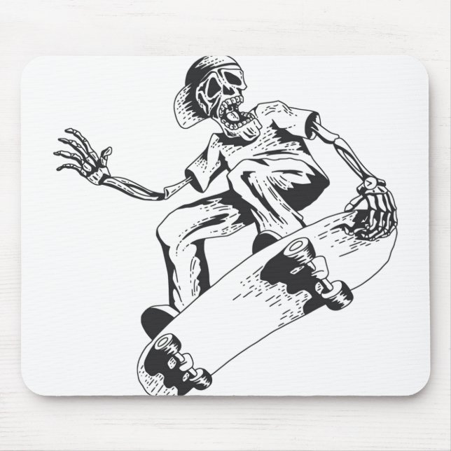 Mousepad skeleton play skate (Frente)