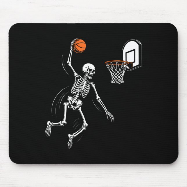 Mousepad Skeleton Playing Sketll Funny Halloween Men Boy Ki (Frente)