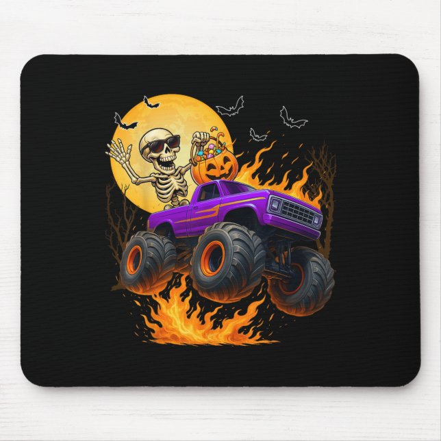 Mousepad Skeleton Surgindo Monster Cos Halloween (Frente)