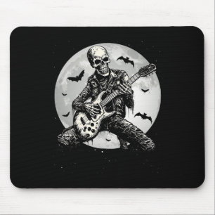 Mousepad Skeleton tocando violão, pedrechando o dia das bru