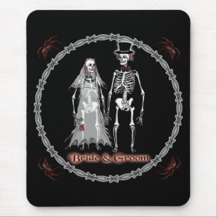 Mousepad Skeleton Wedding
