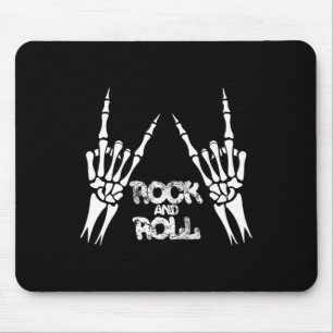 Mousepad Skeleton Zombie Jogando Cartões de Poker no Dia da