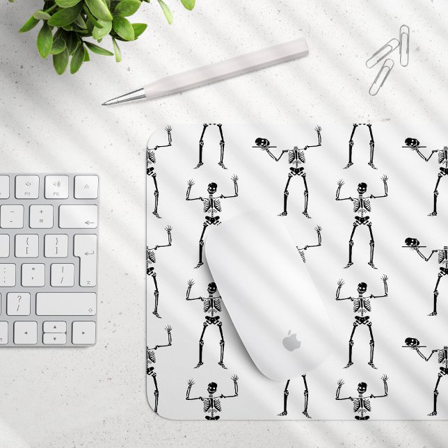 Mousepad Skeletons De Halloween, Truque Ou Tratar, Boo (Criador carregado)