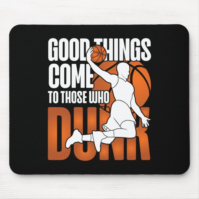 Mousepad Sketll Bll Boas Coisas Vêm Para Aqueles Que Dane (Frente)