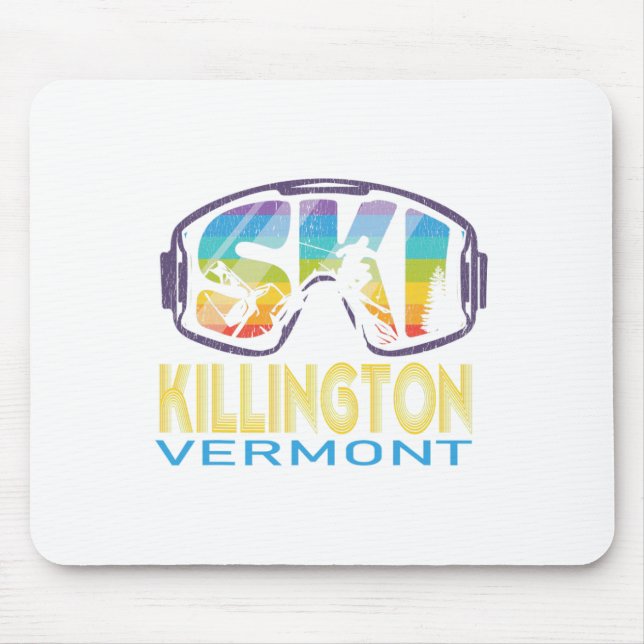 Mousepad Ski Killington Vermont Skiing Vacation (Frente)