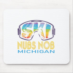 Mousepad Ski Nubs Nob Michigan Esquiando Férias