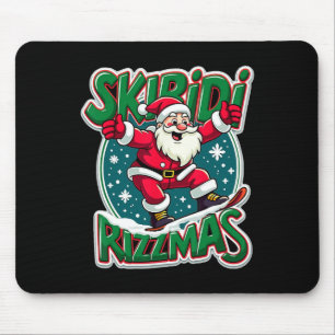 Mousepad Skibidi Rizzmas Crianças Natal