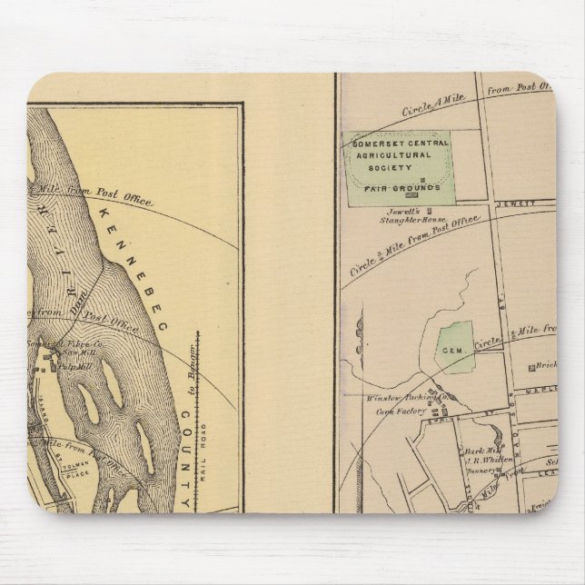 Mousepad Skowhegan, Fairfield (Frente)