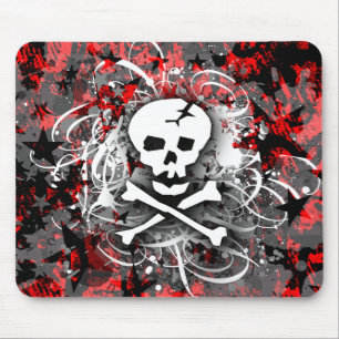 Mousepad Skull Splatter