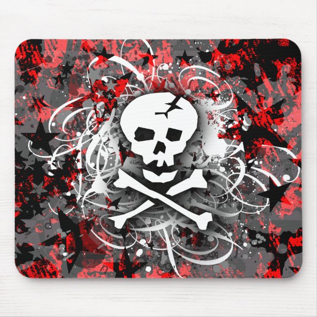 Mousepad Skull Splatter (Frente)