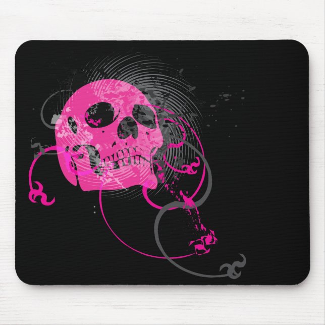 Mousepad skullz de alta fidelidade (Frente)