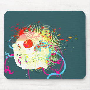 Mousepad Skullz. setas torcidas.