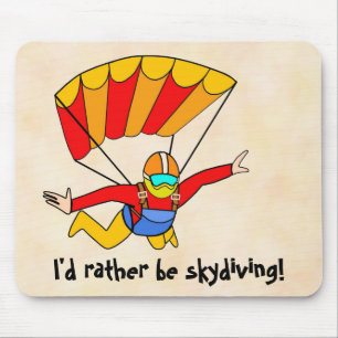 Mousepad Skydive - eu preferencialmente skydiving!