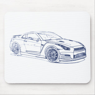 Mousepad Skyline 2013 R35 GTR do Nis