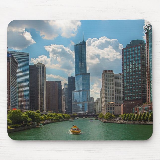 Mousepad Skyline Chicago (Frente)