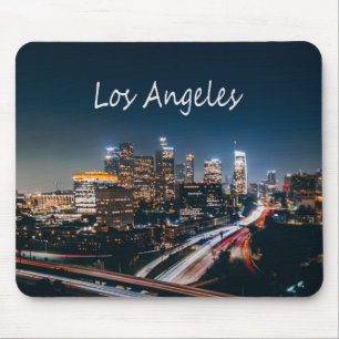 Mousepad Skyline da Califórnia em Los Angeles à noite