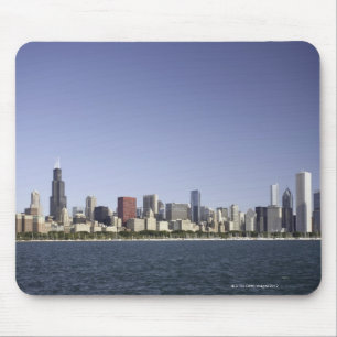 Mousepad Skyline da cidade de Chicago com o Lago Michigan 2