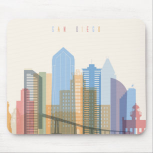 Mousepad Skyline da cidade de San Diego