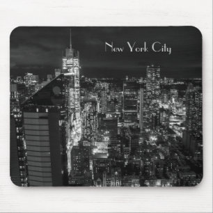 Mousepad Skyline da noite de Manhattan da Nova Iorque