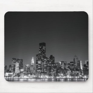 Mousepad Skyline da noite de New York