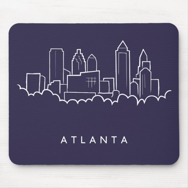 Mousepad Skyline de Atlanta (Frente)