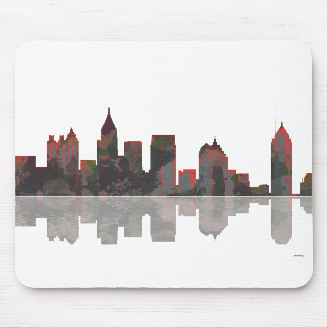Mousepad Skyline de Atlanta Geórgia (Frente)