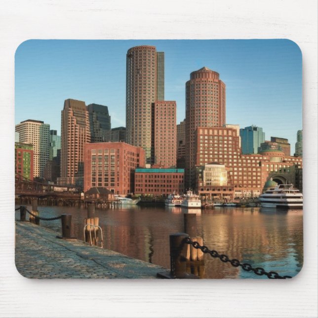 Mousepad Skyline de Boston (Frente)