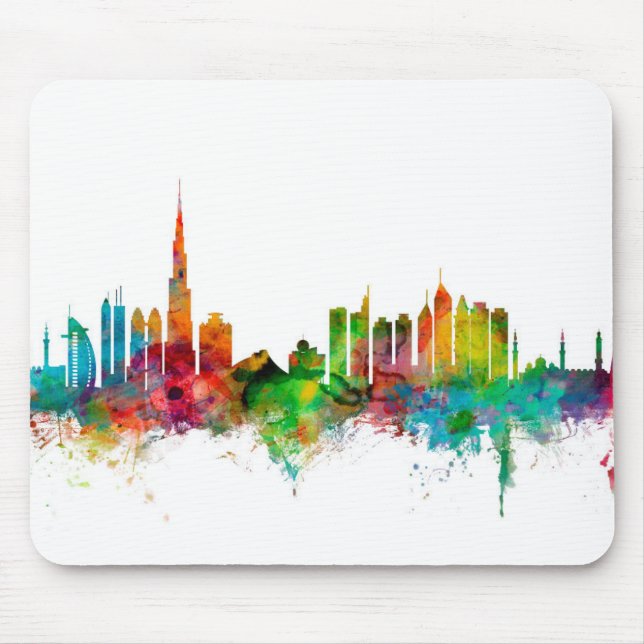 Mousepad Skyline de Dubai (Frente)