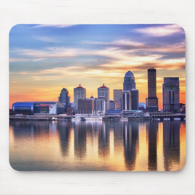 Mousepad Skyline de Louisville (Frente)
