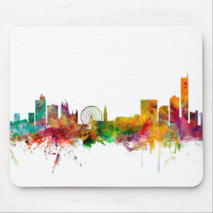 Mousepad Skyline de Manchester Inglaterra