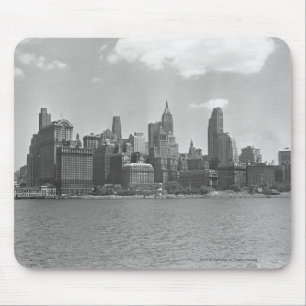 Mousepad Skyline de Manhattan New York EUA B&W