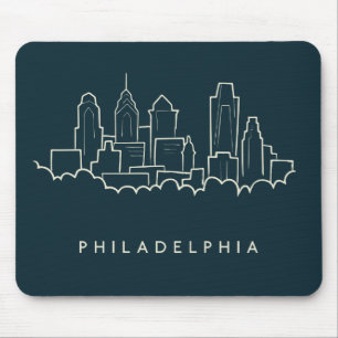Mousepad Skyline de Philadelphfia Pensilvânia