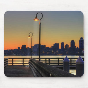 Mousepad Skyline do centro de Seattle Washington