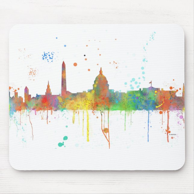 MOUSEPAD SKYLINE DO WASHINGTON DC (Frente)