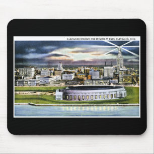 Mousepad Skyline no crepúsculo, Cleveland do Cleveland