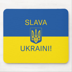 Mousepad Slava Ucraniano glória da Ucrânia símbolo de pa