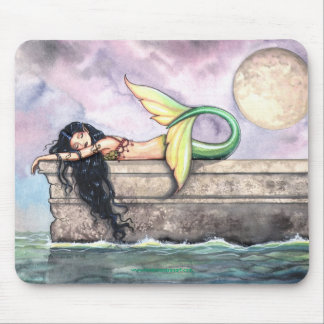 Mousepad Sleeping Mermaid por Molly Harrison