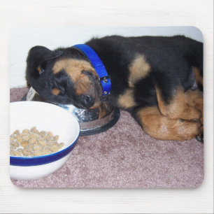 Mousepad sleepyhead rottweiler.