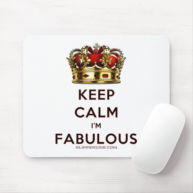 Mousepad SlipperyJoe mantém calma, fabulosa e espetacular c (Com mouse)