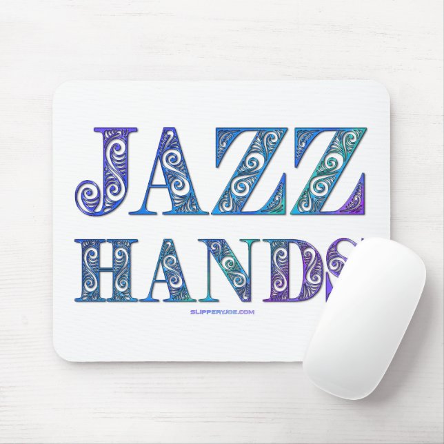 Mousepad SlipperyJoe's musical da Broadway Jazz Hands queer (Com mouse)