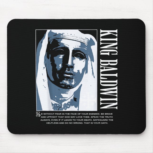 Mousepad Sliver Mask King Baldwin Iv Meme The Leper King Wa (Frente)