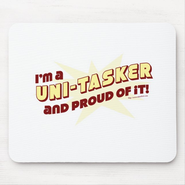 Mousepad Slogan de Vida do Orgulho Uni-Tasker  (Frente)