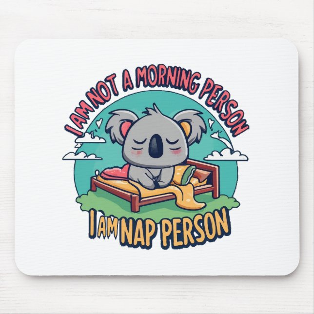 Mousepad slogan engraçado (Frente)
