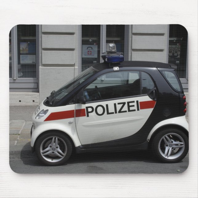 Mousepad Smart Polizei Auto (Frente)