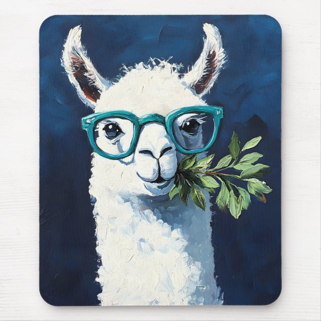 Mousepad Smarty Llama Chic (Frente)