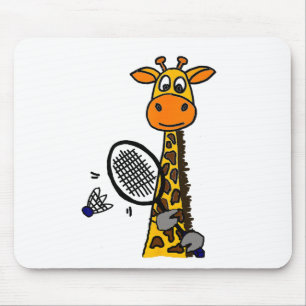 Mousepad Smilemoreteesa Funny Giraffe Jogando Carro De Badm